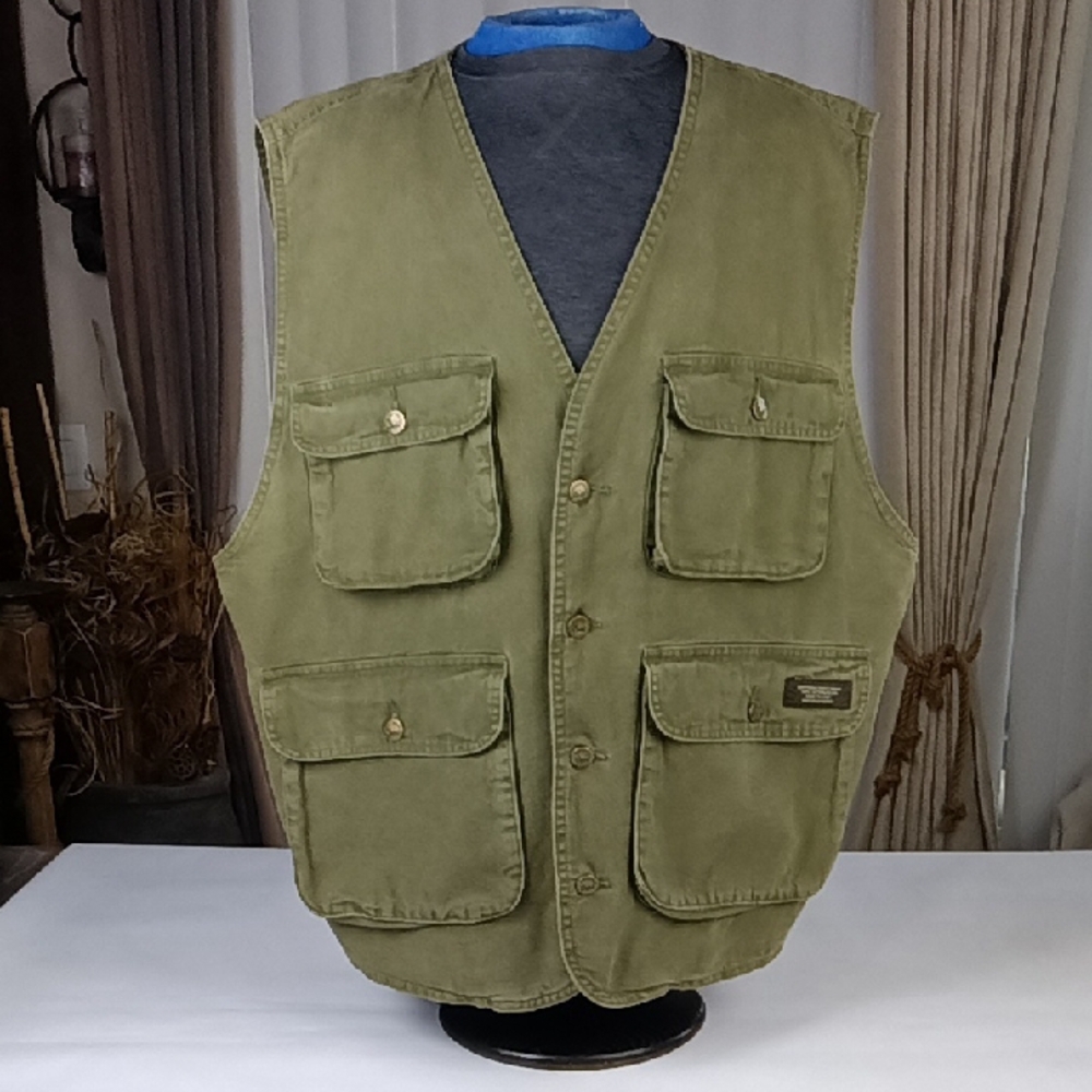 Northern Spirit Vintage Mens Utility Vest.